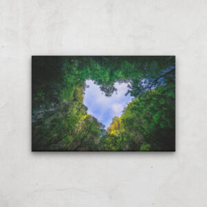 Heart Trees Canvas Print